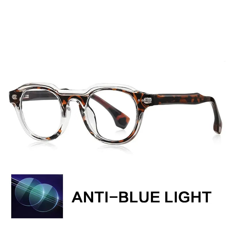 Gatenac Unisex Full Rim Oval Square Tr 90 Titanium Eyeglasses  776088 Gatenac