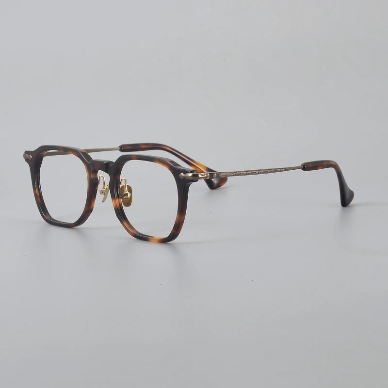 Blackmask Unisex Full Rim Square Titanium Eyeglasses BM-80905