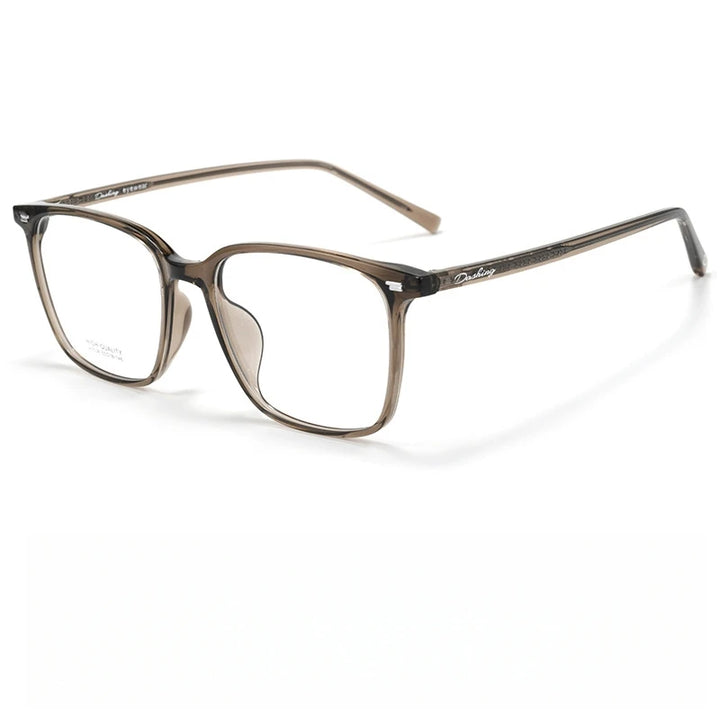 Yimaruili Unisex Full Rim Square Ultem Tr 90 Alloy Eyeglasses 631038