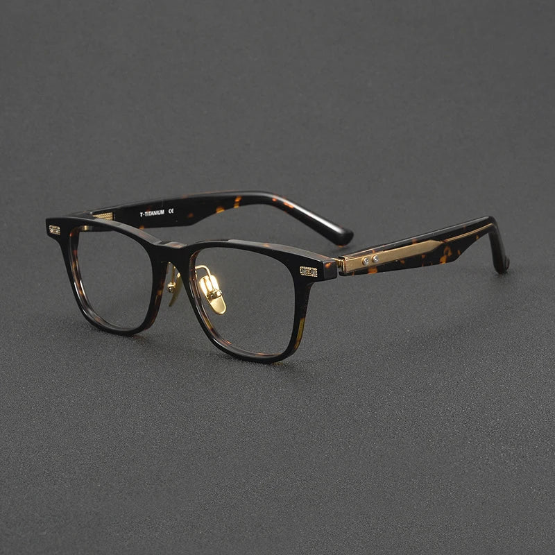 Blackmask Unisex Full Rim Square Acetate Eyeglasses BM-P752