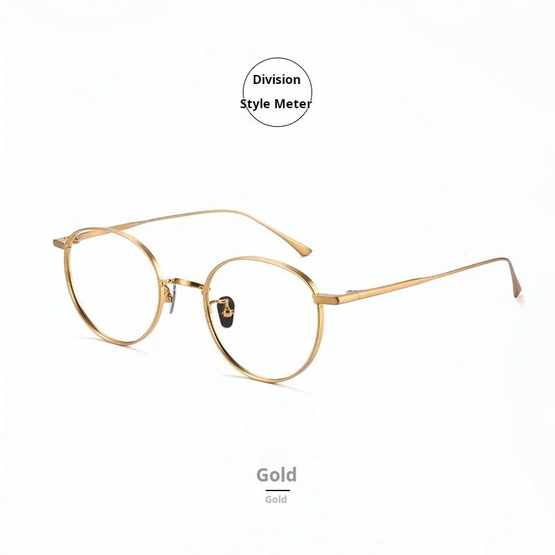 Momoja Women's Full Rim Oval Round Titanium Eyeglasses 721835