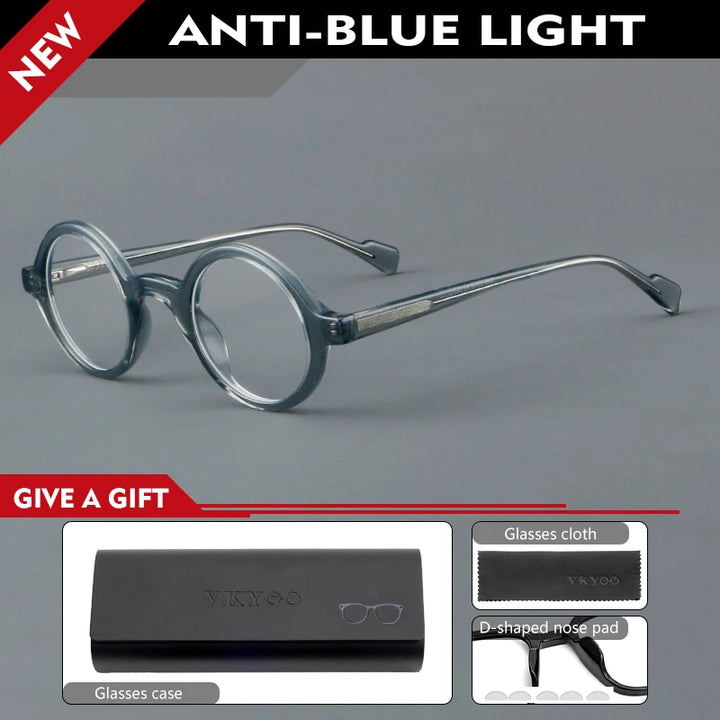Vicky Women's Full Rim Round Acetate Reading Glasses 30129