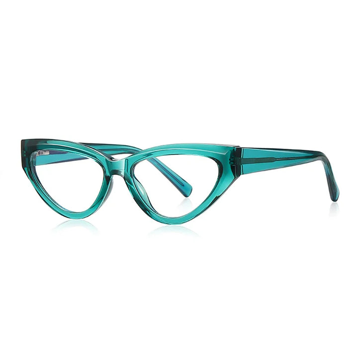 Ralferty Women's Full Rim Oval Cat Eye Tr 90 Titanium Eyeglasses 32153