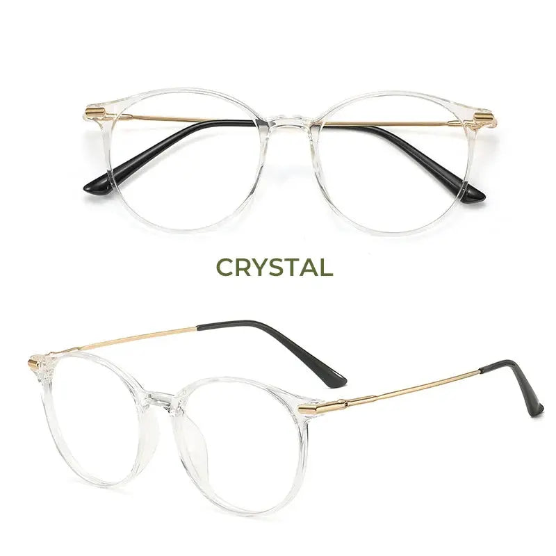 Meeshow Women's Full Rim Square Tr 90 Titanium Reading Glasses 76008.