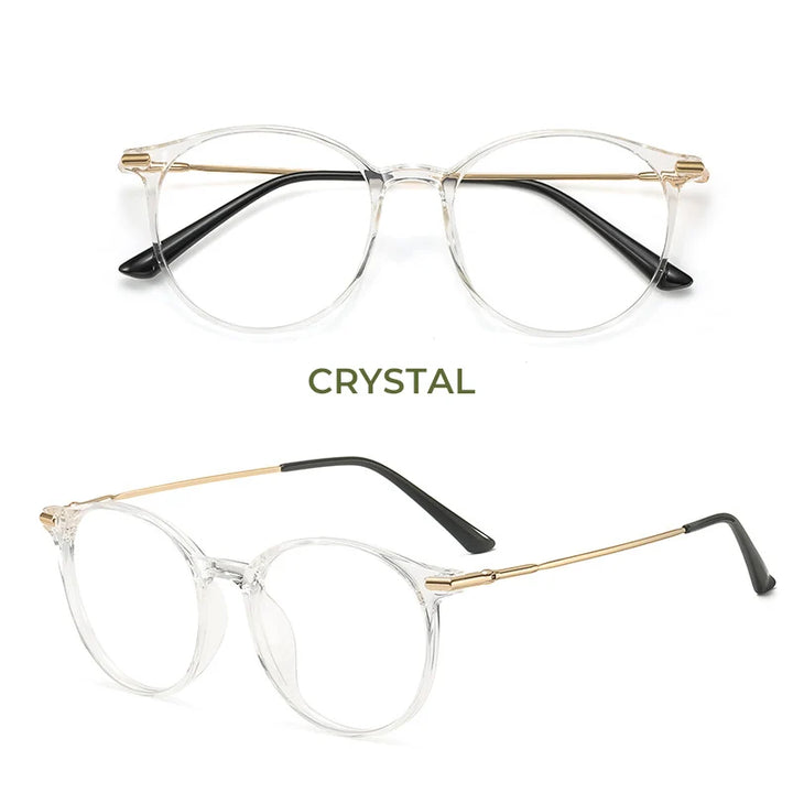 Meeshow Women's Full Rim Square Tr 90 Titanium Reading Glasses 76008