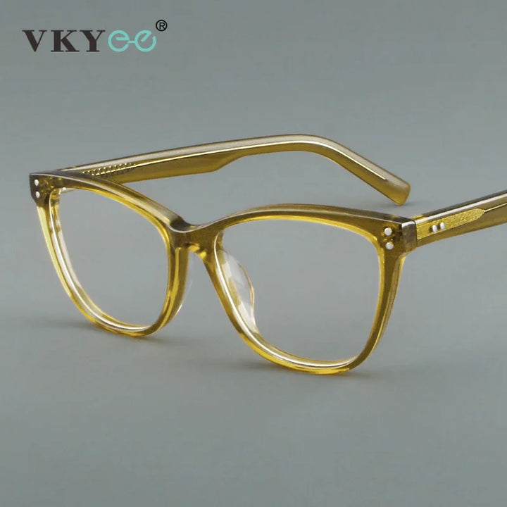 Vicky Women's Full Rim Square Cat Eye Acetate Reading Glasses 688022
