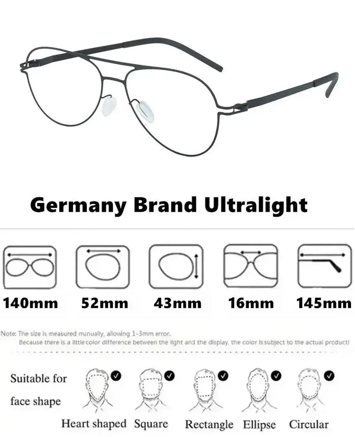 Bobbie Full Rim Double Bridge Unisex Oval Screwless Steel Frames 524316 — view 2 | Bobbie at FuzWeb