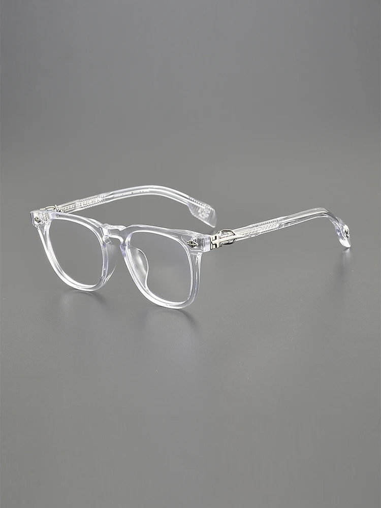 Nobler Unisex Full Rim Big Square Acetate Alloy Eyeglasses 8262 Full Rim Nobler   