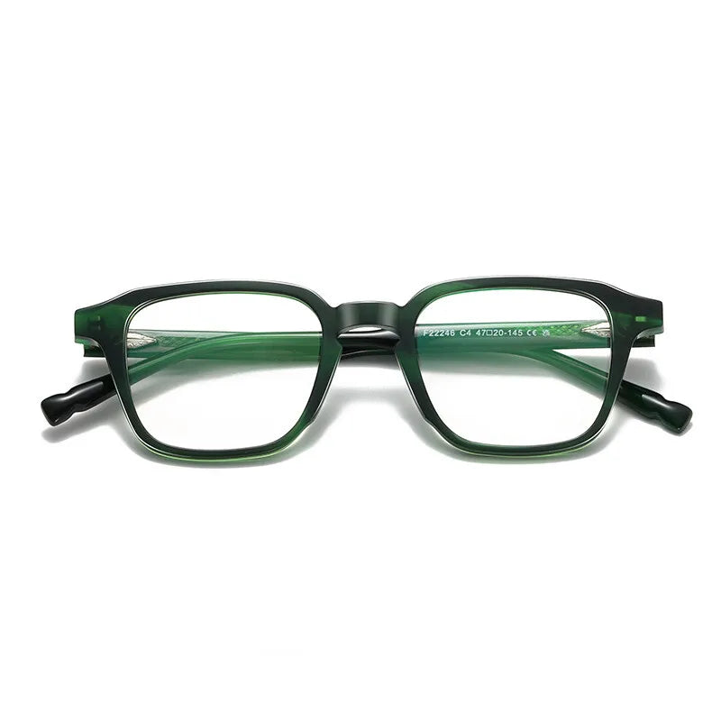 CCspace Women's Full Rim Square Acetate Reading Glasses 802575