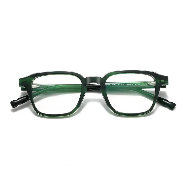 CCspace Women's Full Rim Square Acetate Reading Glasses 802575