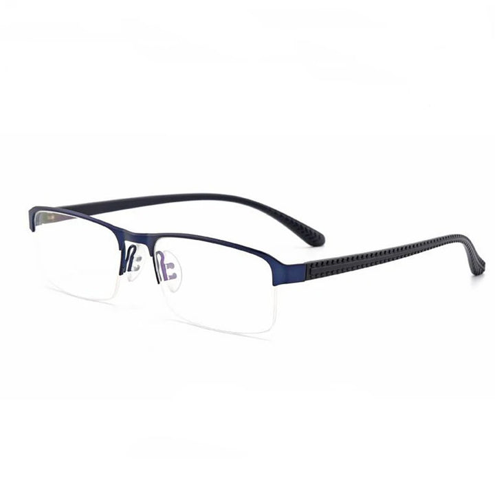 Hdcrafter Women's Semi Rim Square Alloy Tr 90 Eyeglasses 9165