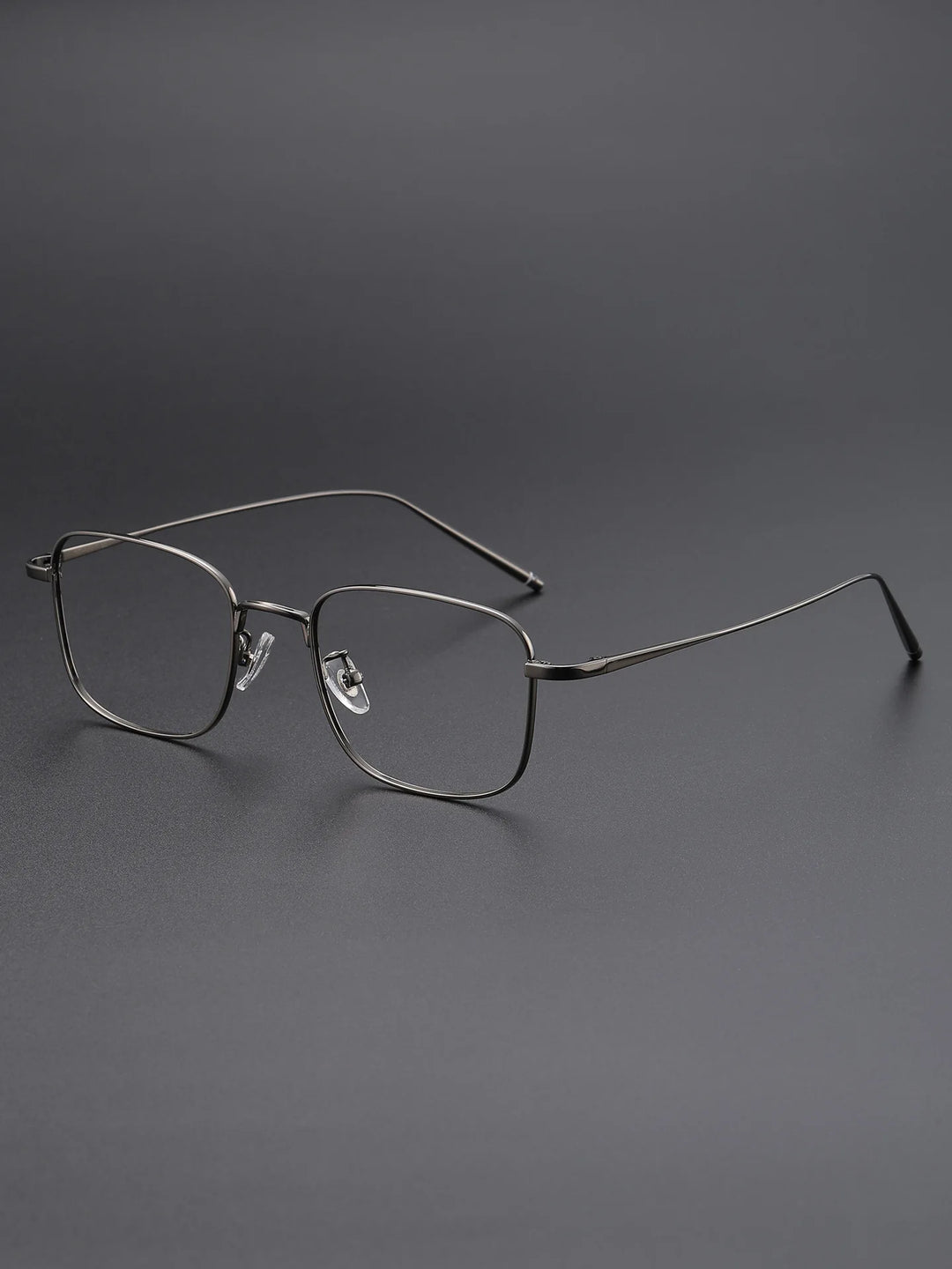 Momoja Unisex Full Rim Big Polygon Square Titanium Eyeglasses 27268