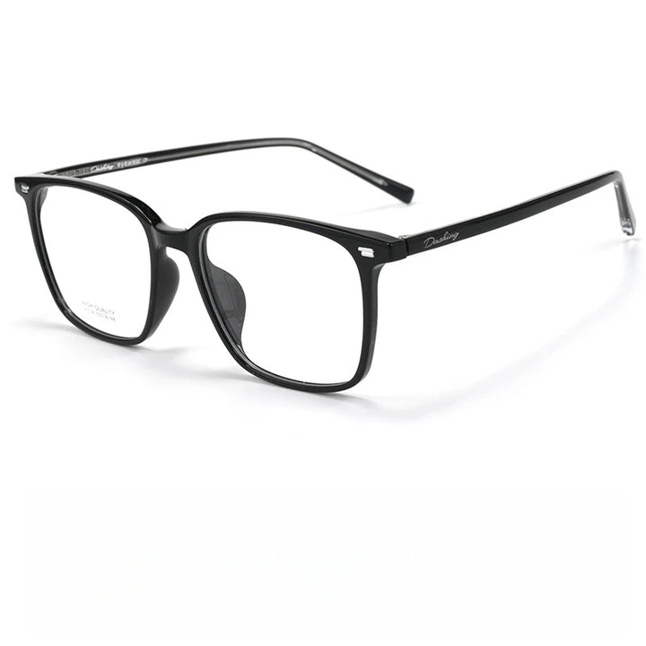 Yimaruili Unisex Full Rim Square Ultem Tr 90 Alloy Eyeglasses 631038