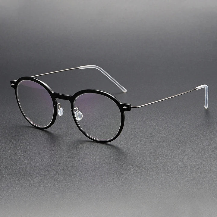 Bobbie Unisex Full Rim Round Acetate Eyeglasses 6586