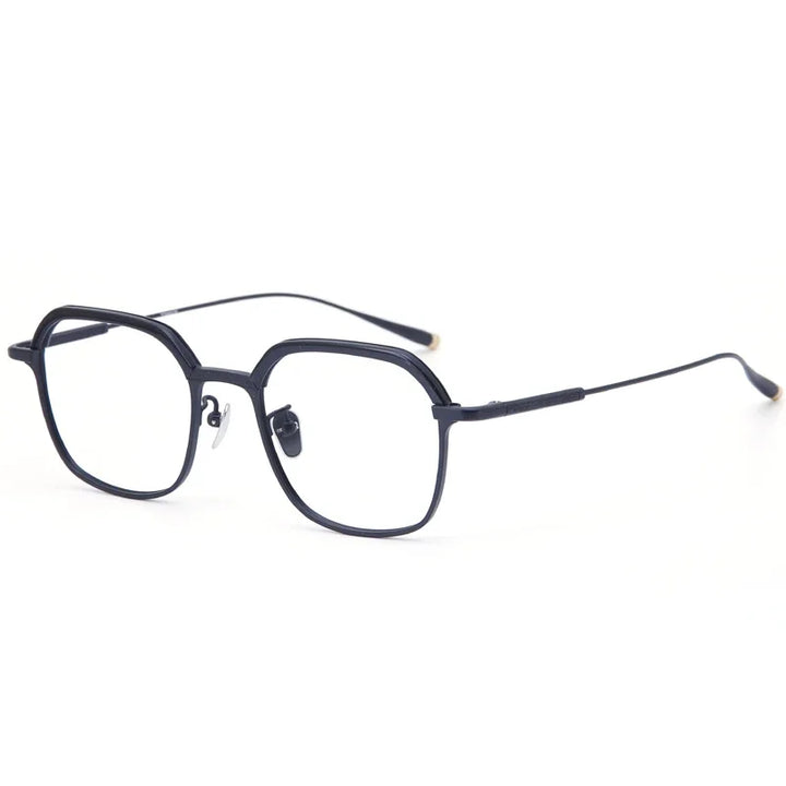 Aror Unisex Full Rim Square Titanium Acetate Eyeglasses 495051