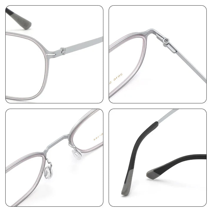 Zirosat Unisex Full Rim TR90 Alloy Prescription Eyeglasses 2016 - view 3