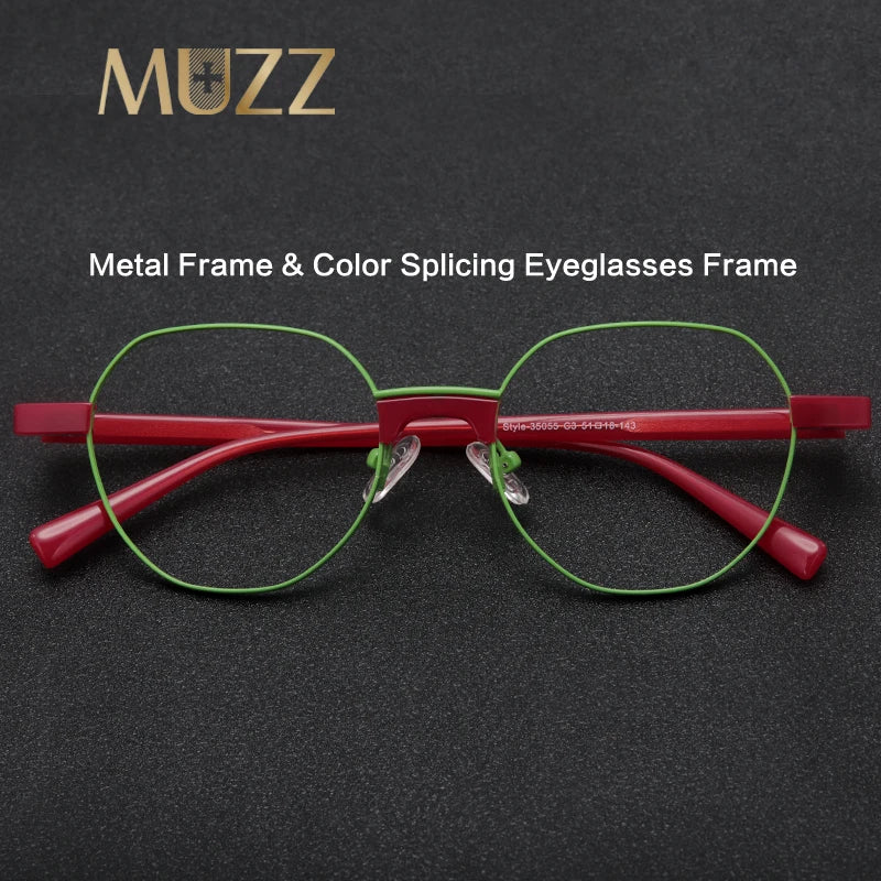 Muzz 35055 unisex alloy prescription eyeglasses