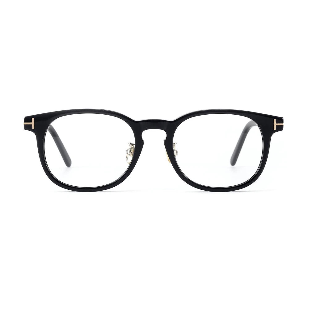 Black Mask Unisex Full Rim Square Acetate Eyeglasses 5725o Full Rim Black Mask Black  