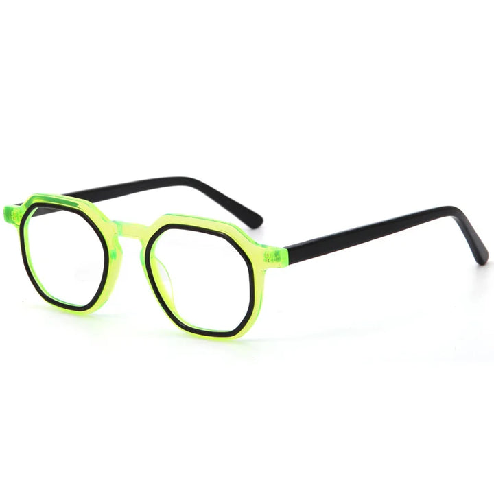 Muzz Women's Full Rim Round Acetate Eyeglasses 542015