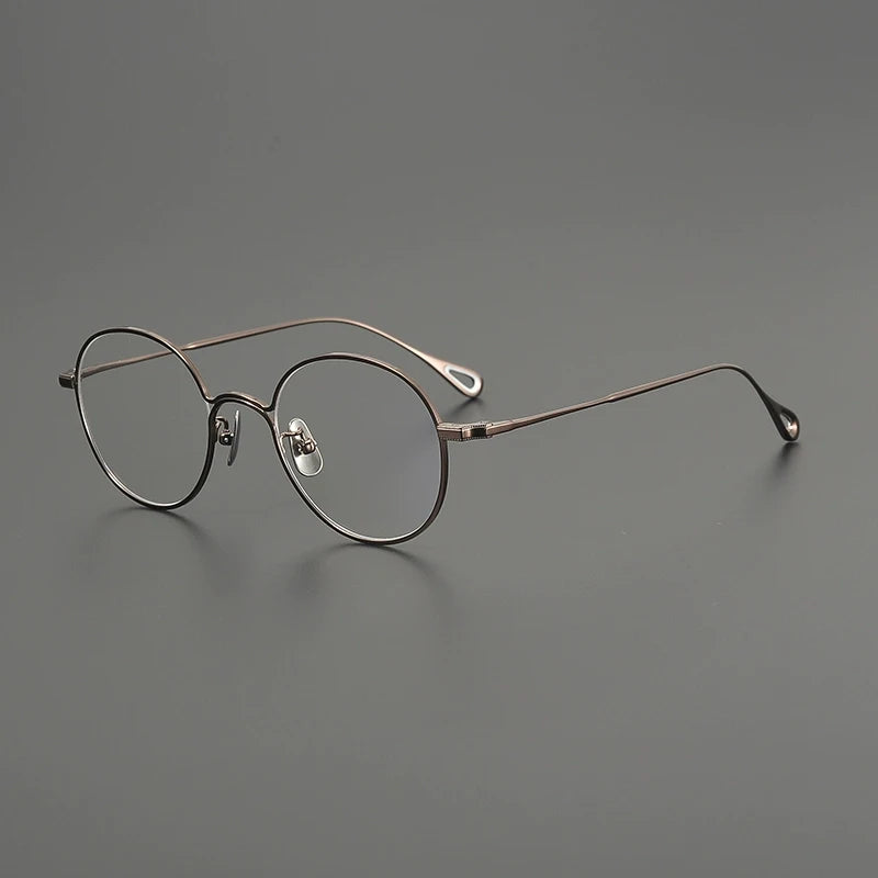 Gatenac Women's Full Rim Oval Square Titanium Eyeglasses G9140