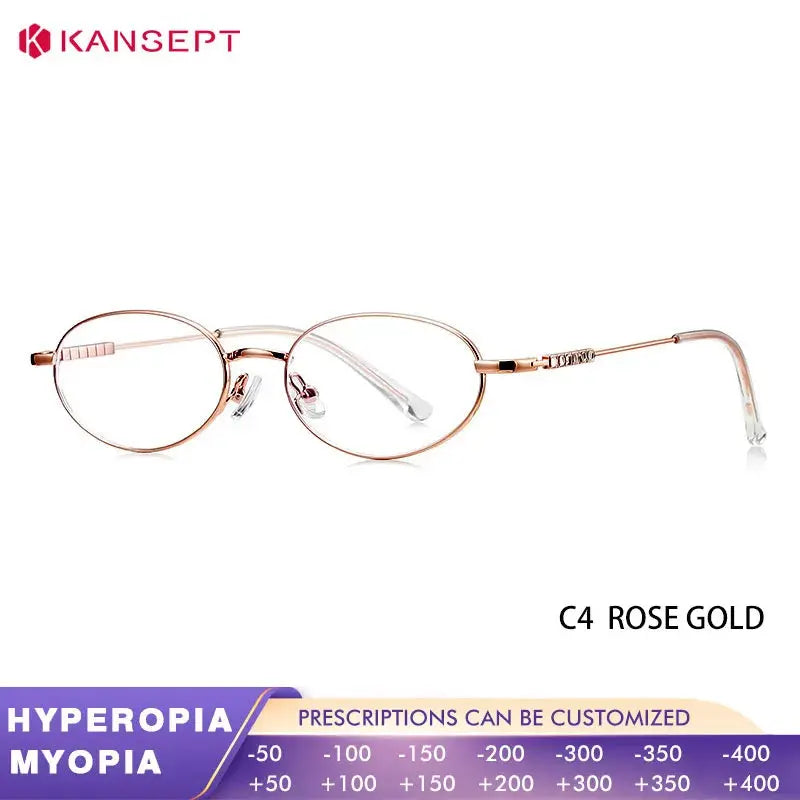 Kansept Unisex Rimless Oval Alloy Frames 502000 FuzWeb