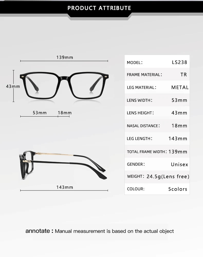 Vicky Women's Full Rim Square Tr 90 Alloy Reading Glasses 77238