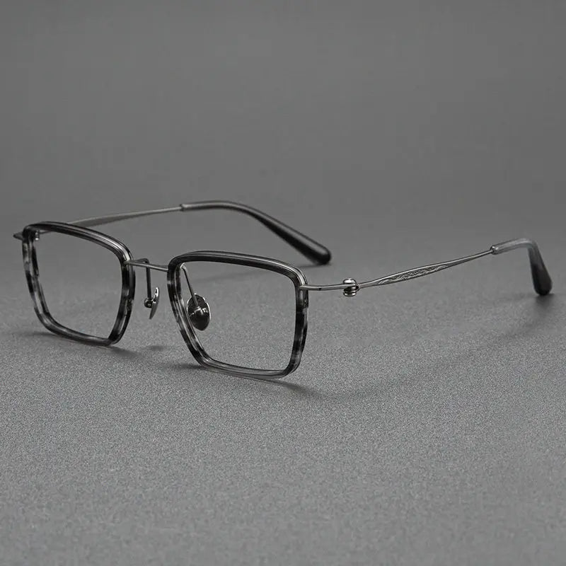 Blackmask Unisex Full Rim Square Acetate Eyeglasses BM-A6902