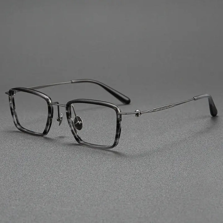 Blackmask Unisex Full Rim Square Acetate Eyeglasses BM-A6902