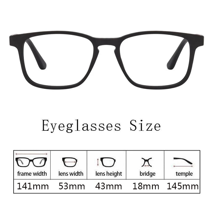 Hdcrafter Women's Full Rim Square Wood Titanium Eyeglasses 98098