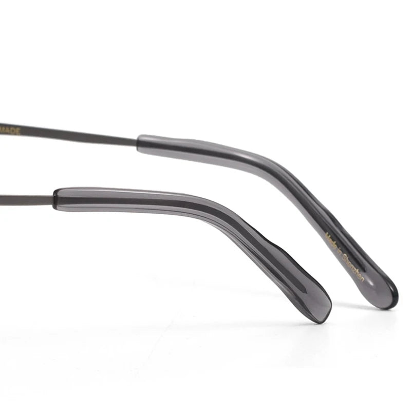 Muzz T7747 unisex oval pure titanium prescription eyeglasses — view 7