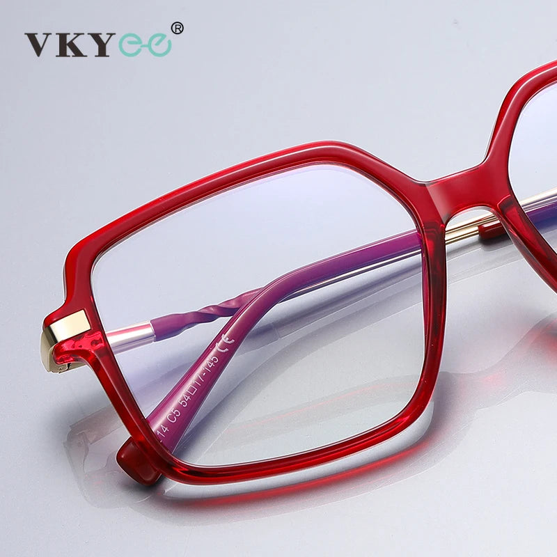 Vicky Women's Full Rim Cat Eye Tr 90 Alloy Reading Glasses 2214 Reading Glasses Vicky   