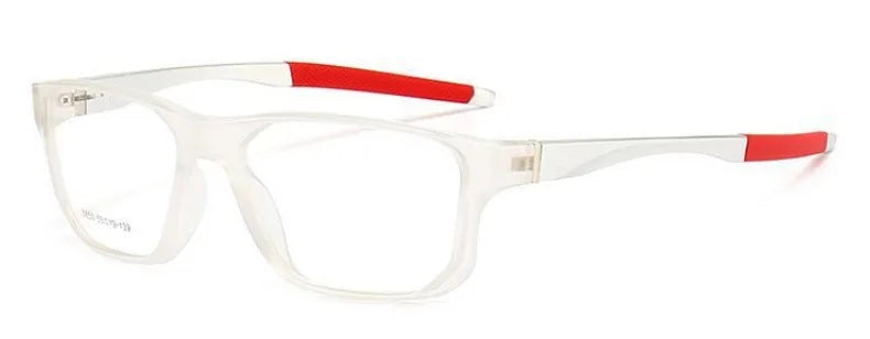 Muzz 58550 men's square sports TR-90 prescription eyeglasses — view 12