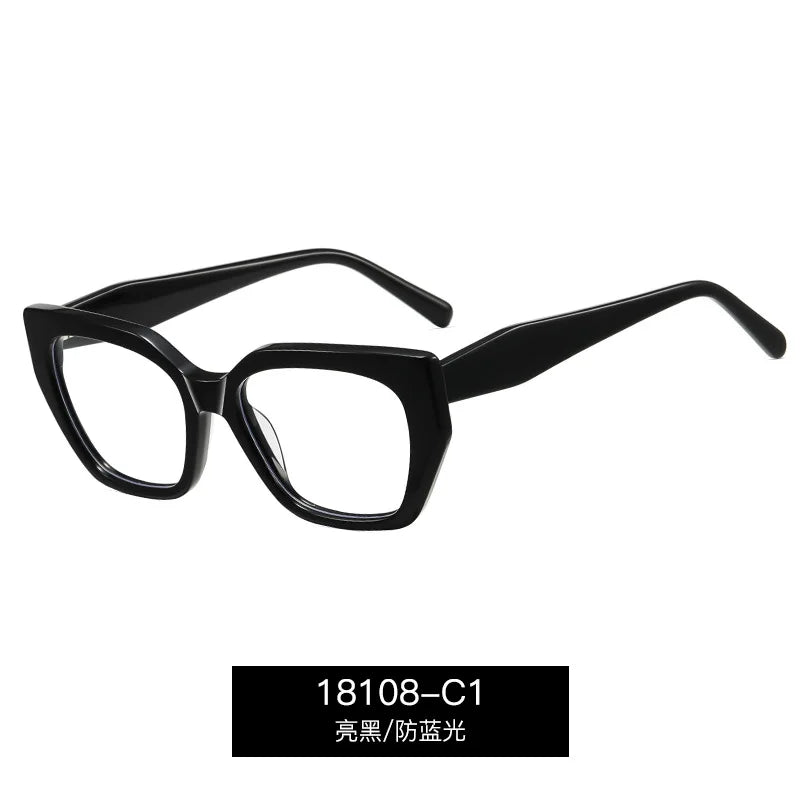 Reven Jate 18108 women's cat eye acetate prescription eyeglasses — view 6