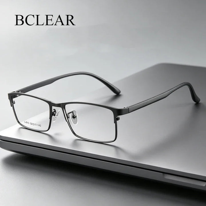 Bclear Unisex Full Rim Square Alloy Eyeglasses MY-L610