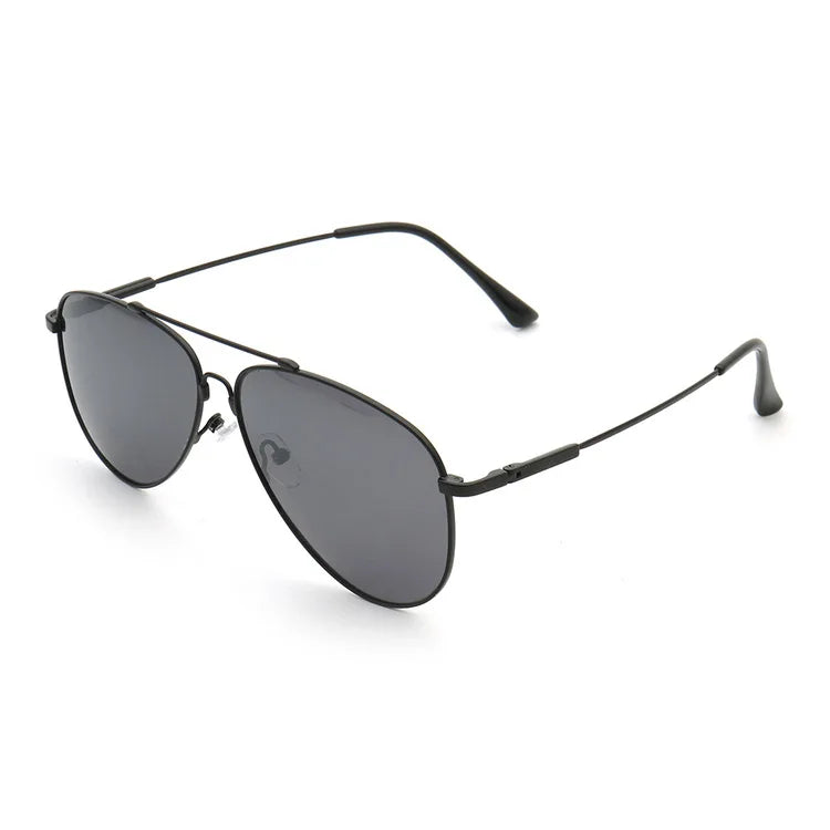 Muzz Men's Full Rim Oval Double Bridge Alloy Eyeglasses 69224