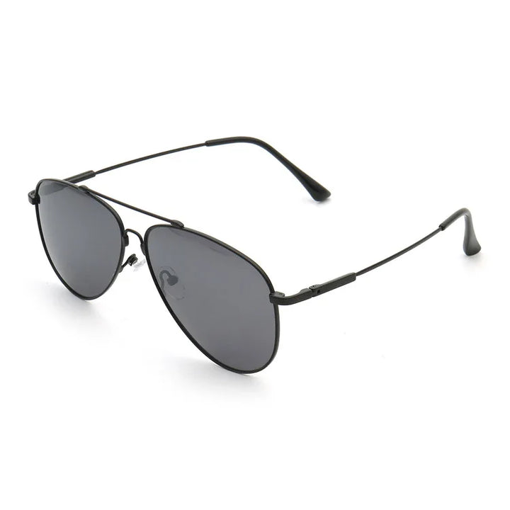 Muzz Men's Full Rim Oval Double Bridge Alloy Eyeglasses 69224