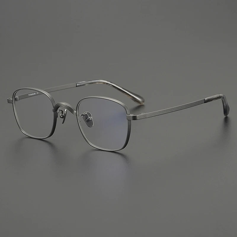 Gatenac Women's Full Rim Square Titanium Eyeglasses G2117