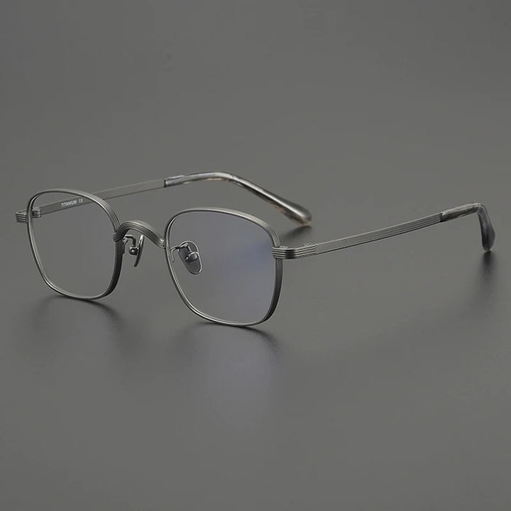 Gatenac Women's Full Rim Square Titanium Eyeglasses G2117