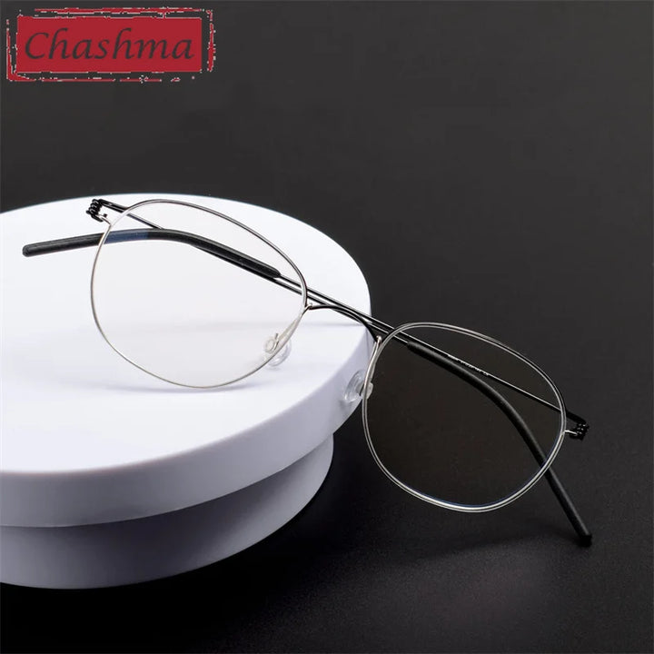 Chashma Women's Full Rim Oval Titanium Reading Glasses 13242 Reading Glasses Chashma