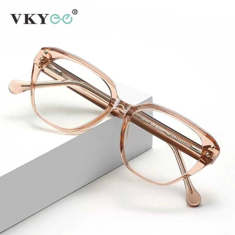 Vicky Women's Full Rim Butterfly Tr 90 Alloy Reading Glasses 46101