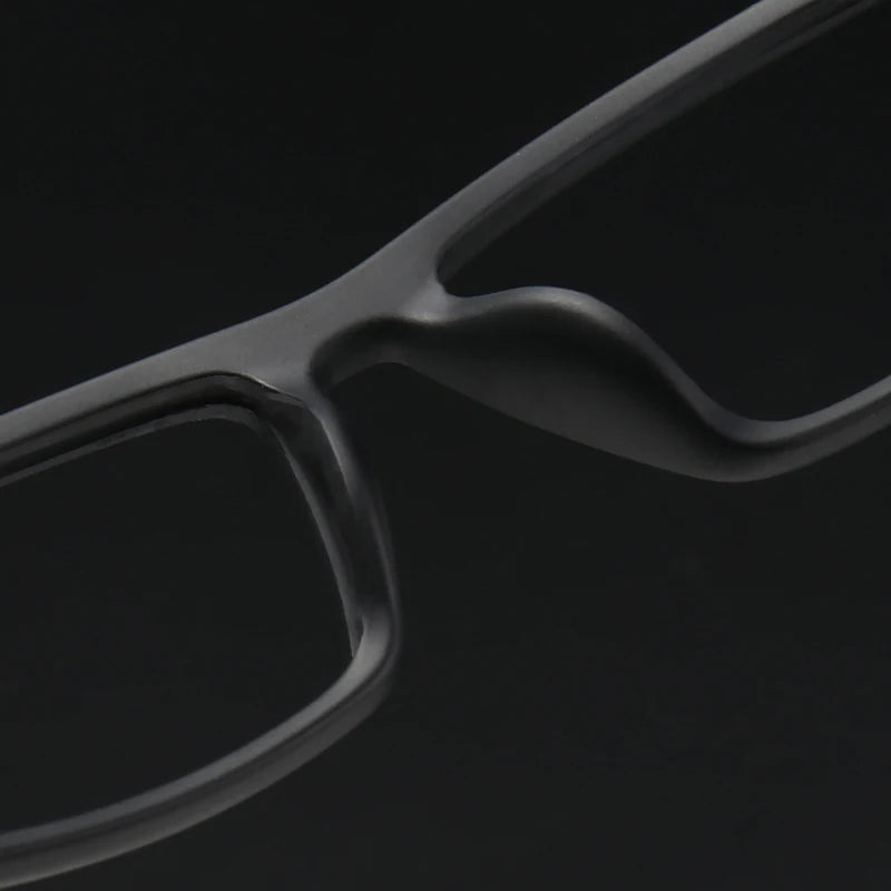 Muzz 8233 men's square bendable TR-90 prescription eyeglasses — view 7