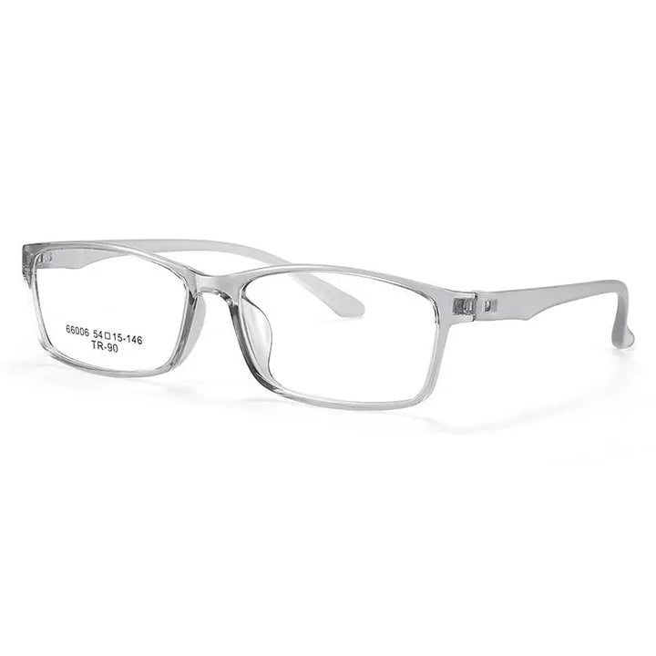 Gatenac Unisex Full Rim Square Rectangle Tr 90 Titanium Eyeglasses 966006 FuzWeb