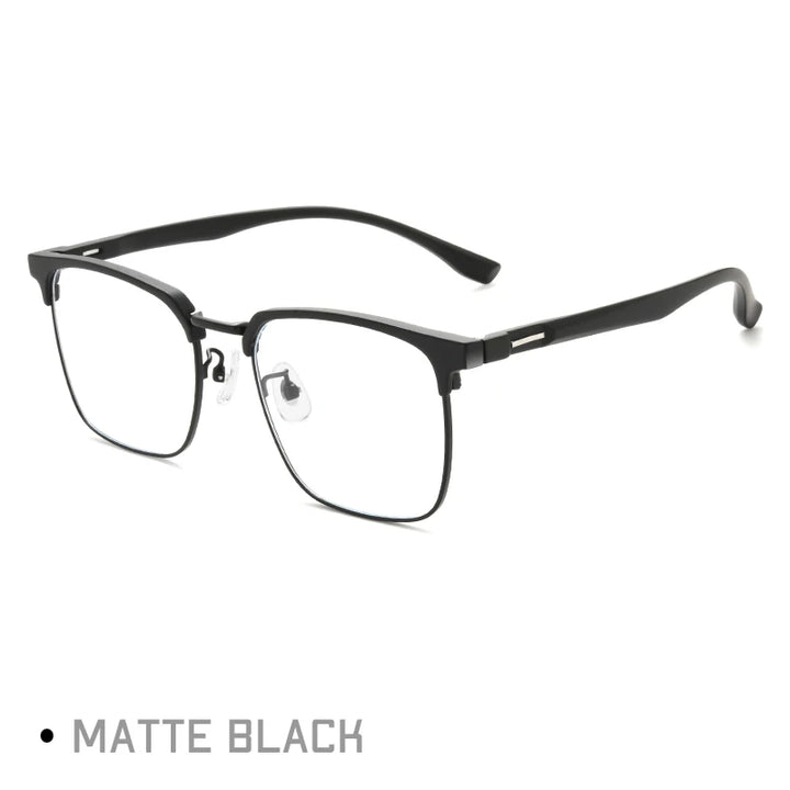 Gmei Unisex Full Rim Square Alloy Tr 90 Eyeglasses 77416