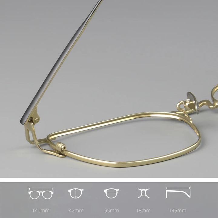 Black Mask Unisex Full Rim Square Titanium Eyeglasses 360038