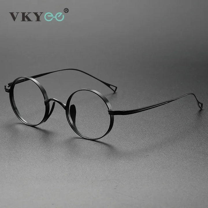 Vicky Women's Full Rim Small Round Titanium Reading Glasses 10518 Reading Glasses Vicky   