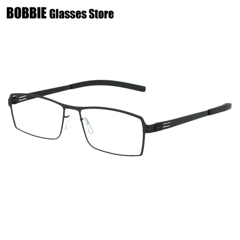 Bobbie Full Rim 508500 Unisex Square Stainless Steel Screwless Frames FuzWeb