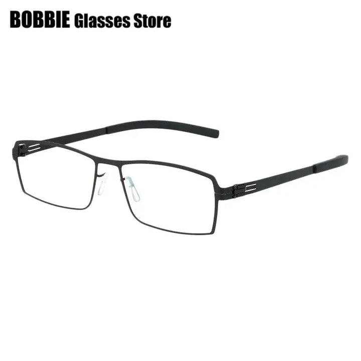 Bobbie Full Rim 508500 Unisex Square Stainless Steel Screwless Frames FuzWeb