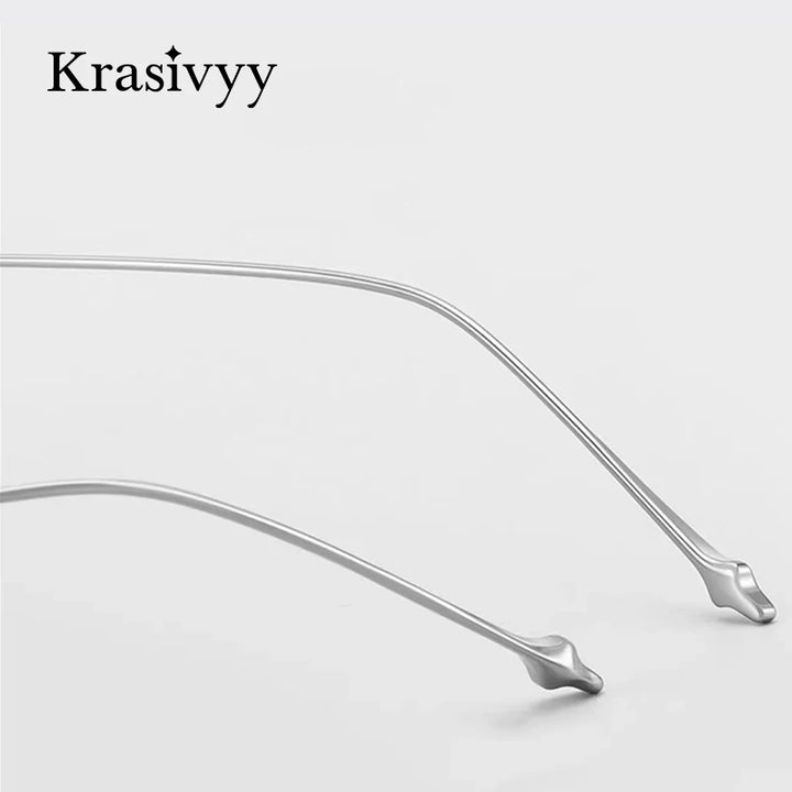 Krasivyy Women's Full Rim Square Titanium Eyeglasses A2015 Full Rim Krasivyy   