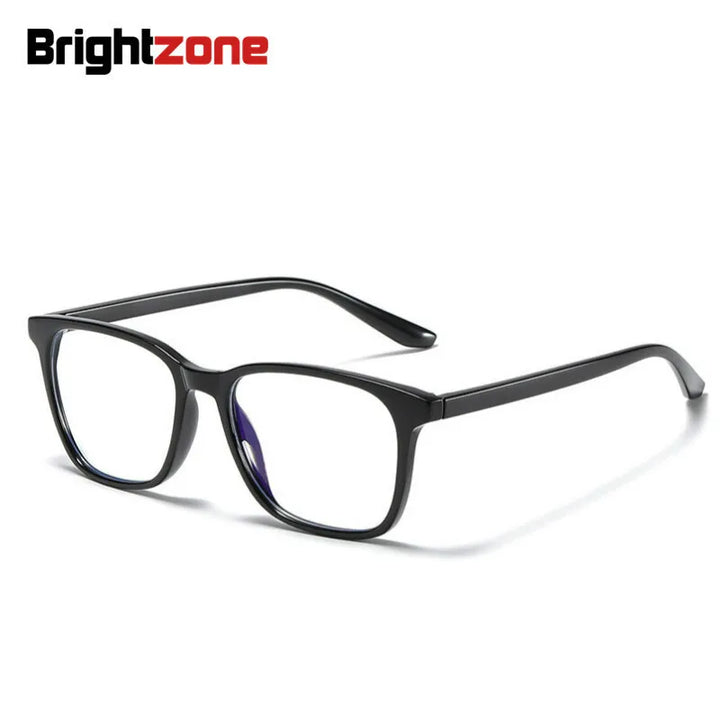 Brightzone Unisex Full Rim Square Tr 90 Titanium Eyeglasses 71421 Full Rim Brightzone