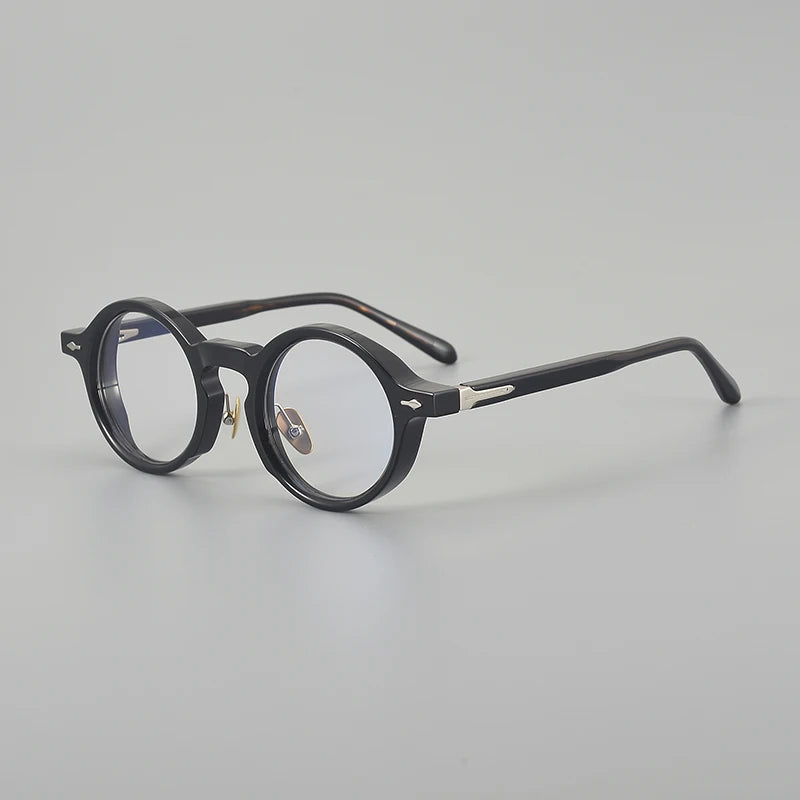Muzz Men's Full Rim Oval Round Acetate Eyeglasses 912460